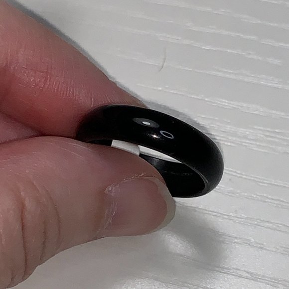 Onyx Solitaire Rings - Picture 2 of 11